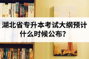 湖北省專升本考試大綱預(yù)計什么時候公布？現(xiàn)階段怎么備考比較好？