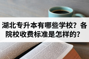 湖北專升本有哪些學(xué)校？各院校收費(fèi)標(biāo)準(zhǔn)是怎樣的？