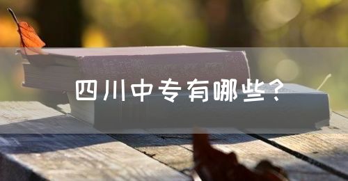 四川中專有哪些？(圖1)