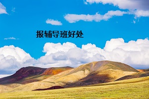報輔導(dǎo)班的好處