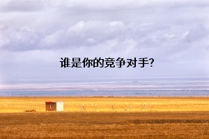誰是你的競爭對(duì)手？