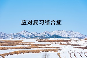應(yīng)對復(fù)習(xí)綜合癥