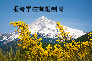報(bào)考學(xué)校有限制嗎